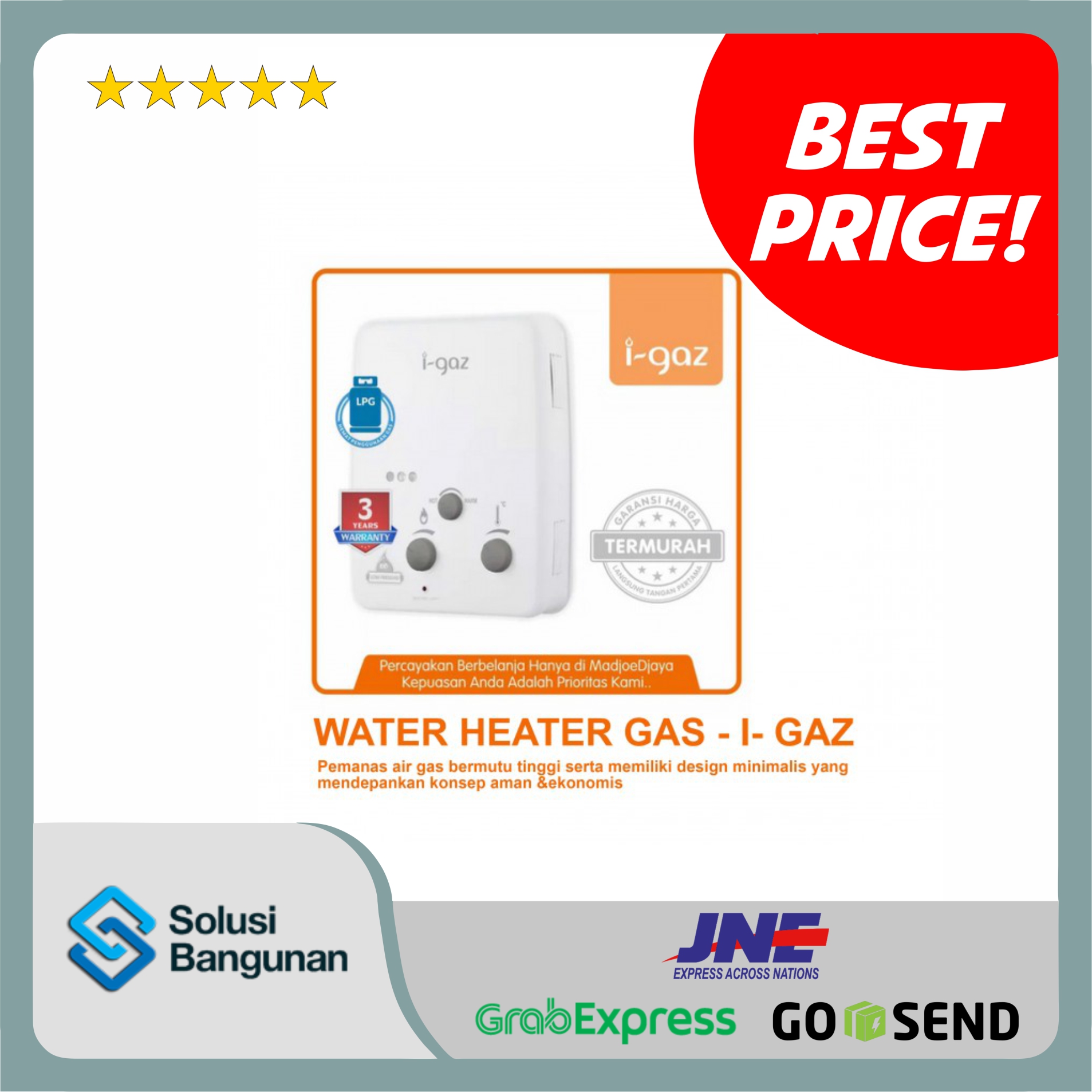 Water Heater I-Gaz